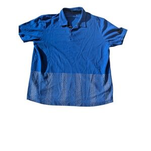 Adidas La Marque Au X Short Sleeve Polo Shirt Geometric Print Casual Top XL